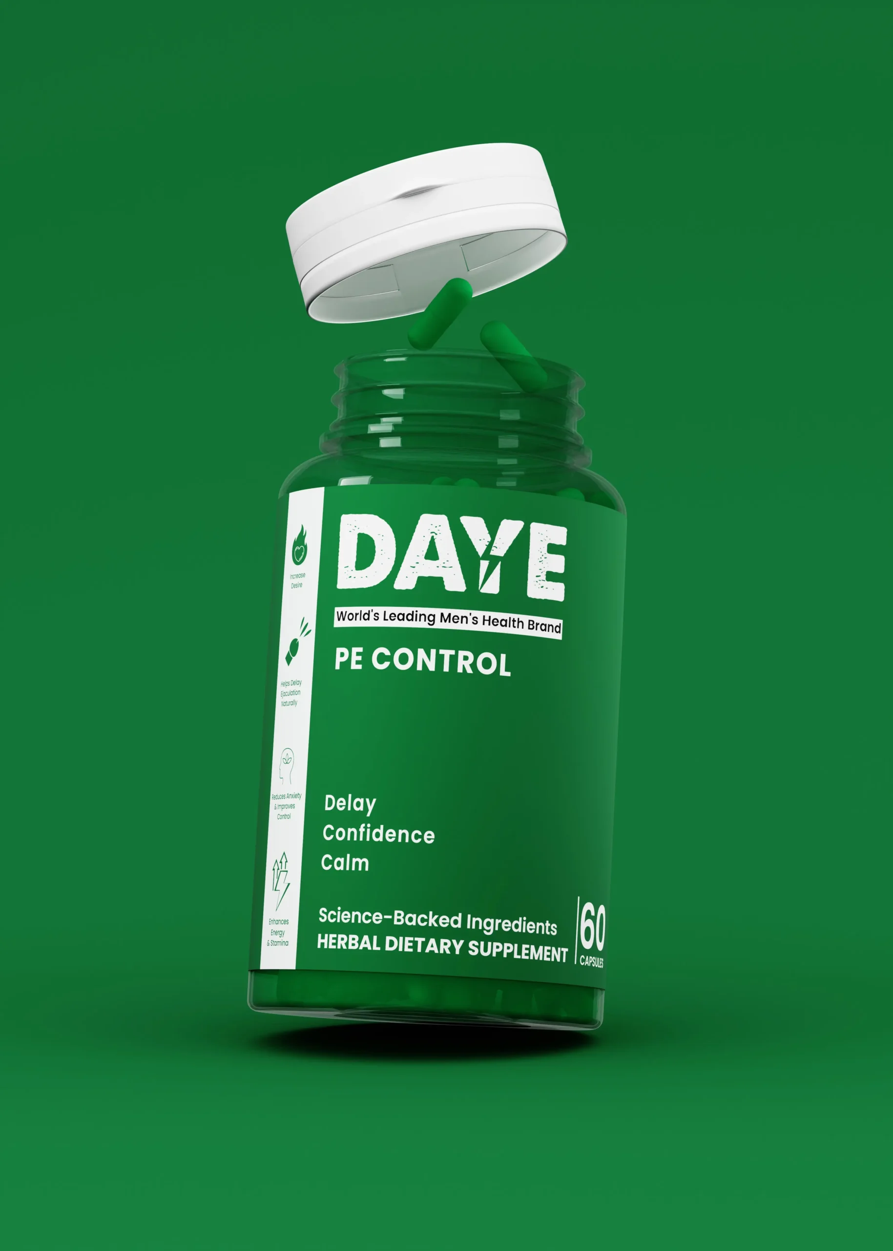 PE Control capsules for lasting performance and male confidence