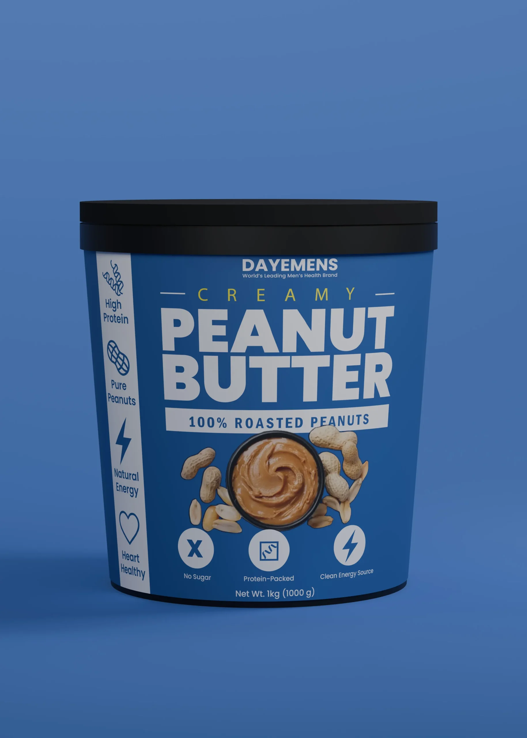 Protein-rich roasted peanuts for energy stamina and male vitality